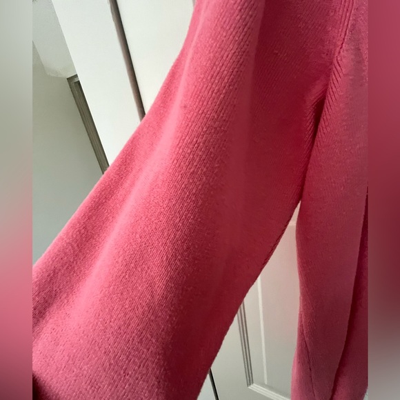 Quacker Factory Ribbed Sweater V- Neck Rhinestones - Picture 5 of 6